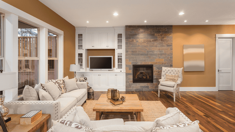 The dimensions and arrangement of your living room are key factors of downlights 