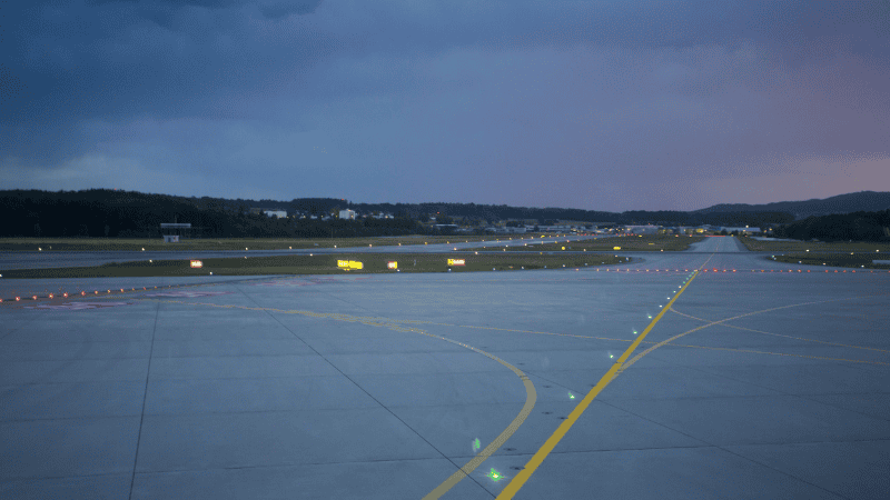 Taxiway lights are like the ground crew's friendly nudge, telling pilots, "Head this way!"