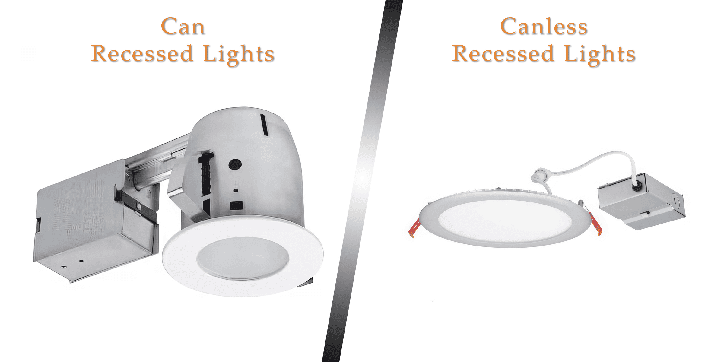 Can vs Canless Recessed Lighting Fixtures