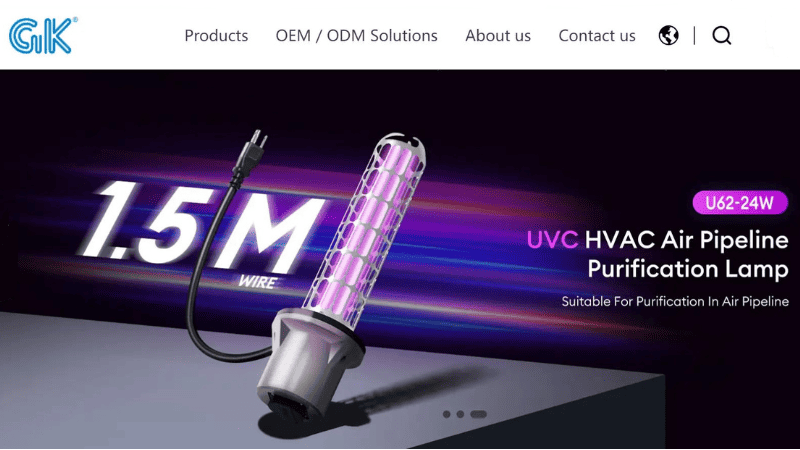 alt: uv-c products, water and air, HVAC, water disinfection, amalgam uv, metal halide