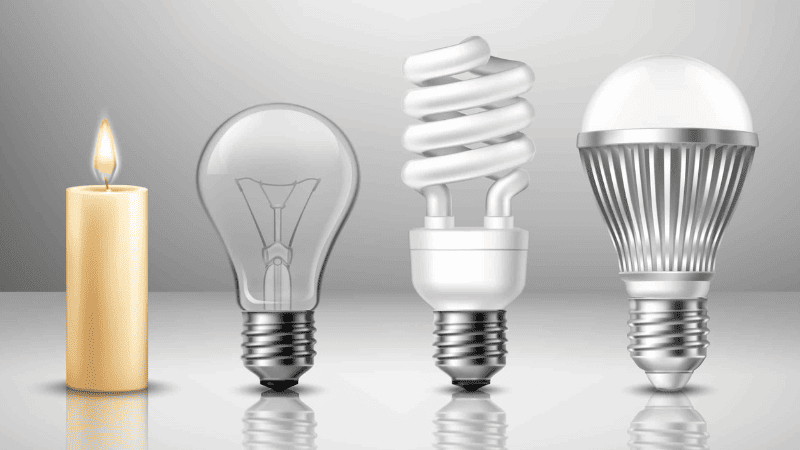 types of the light bulb