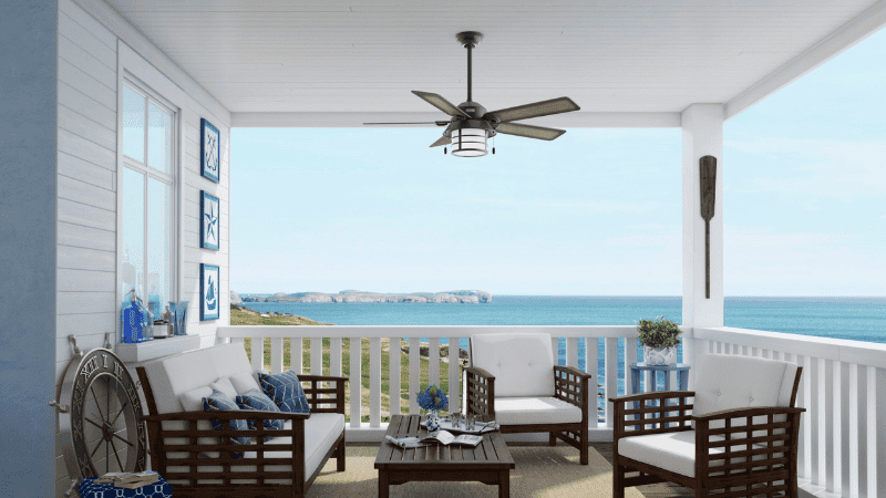 Ceiling fans are rated for three types of operating conditions