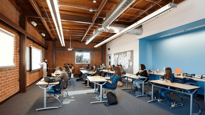 Regular maintenance is a key factor in keeping classroom lighting efficient and functional. 