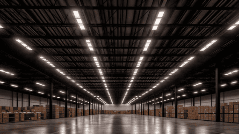 Industrial Strip Lights can be used in various warehouses