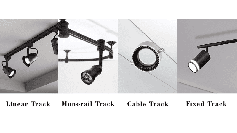 track light can divide these rails into three broad categories.