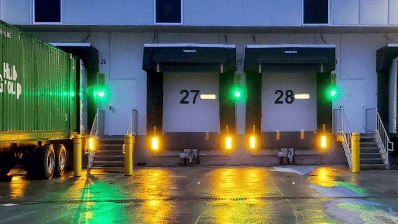 Loading docks and shipping areas require bright and uniform lighting to ensure the safe loading and unloading of goods. 