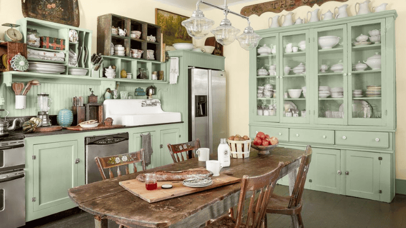 You can add antique and vintage light fixtures to your kitchen's design strategy. 