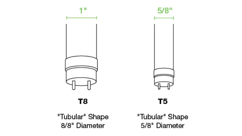 compare between t5 and t8