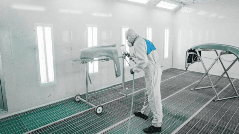  protecting the workers within the paint booth and the broader facility from the risks of explosions and fires.