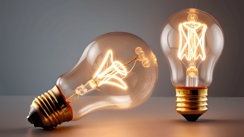 A19 vs. A21 bulb's Energy Efficienc display