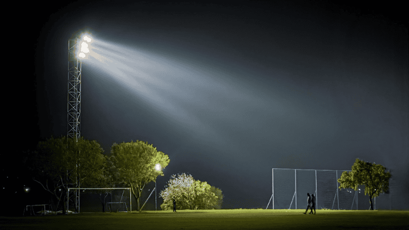 beam width in a stadium 