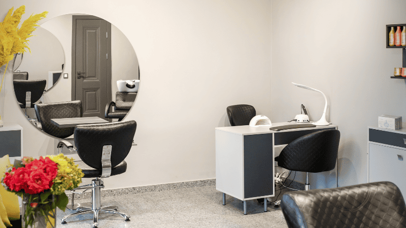 modern salon lights