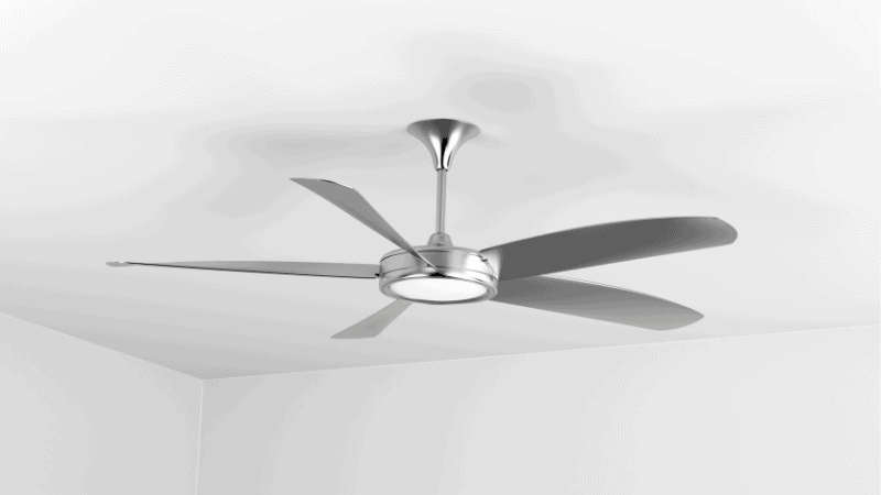 ceiling fan with the 5 blade span