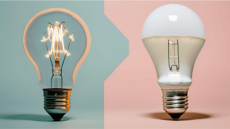 Warm White Light bulb