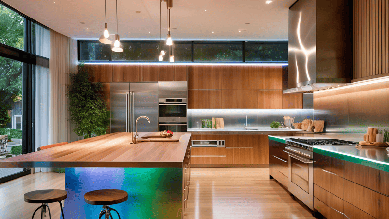 RGB lights in the kitchen