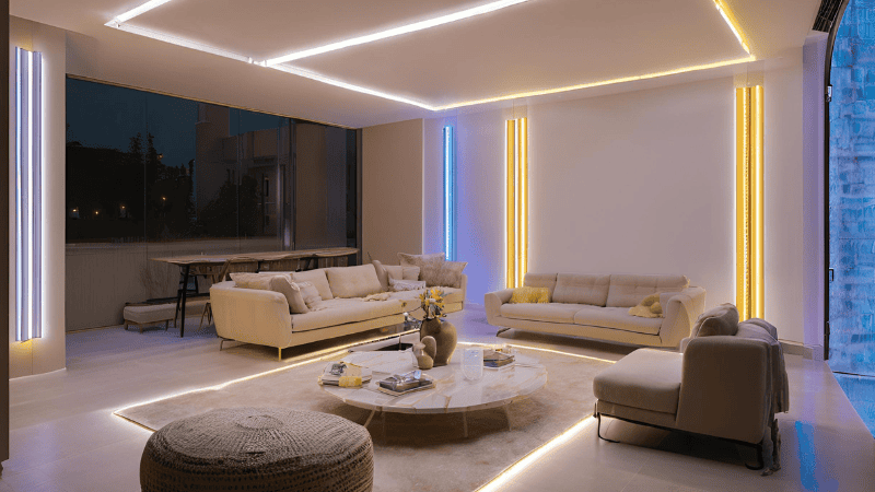 LED strips are the epitome of creativity and ingenious lighting designs.