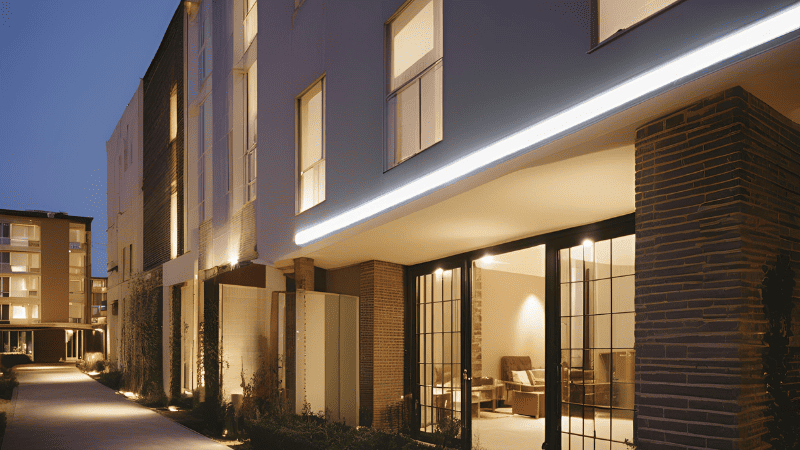 the cool lights used in the indoor and outdoor.