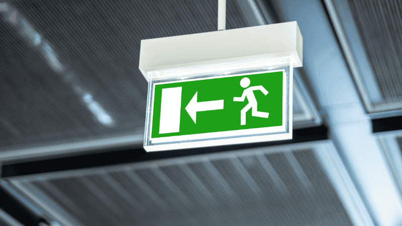 A Custom emergency light for a lab
