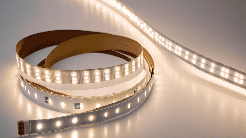 The width of the lamp strip