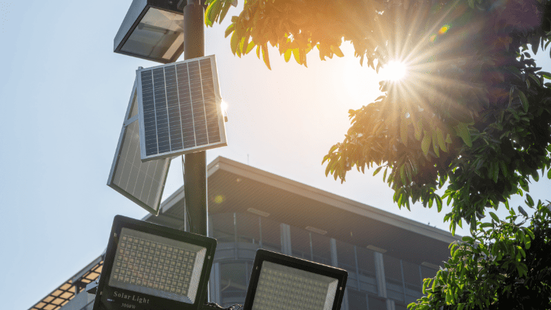 solar LED outdoor lighting