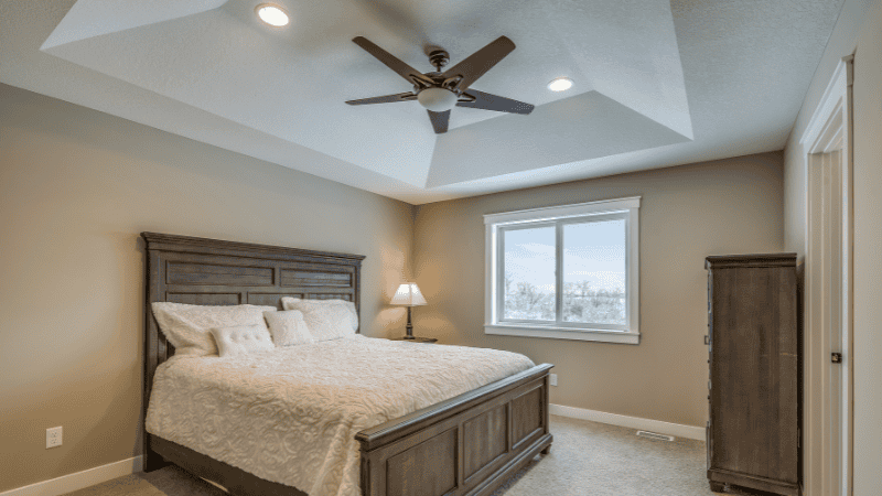 Ceiling Fans in bedroom