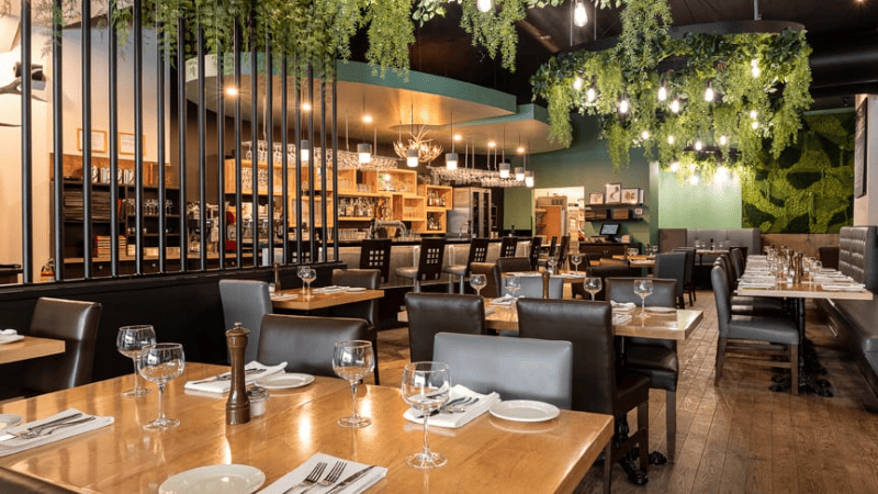 Restaurant Interior Lighting