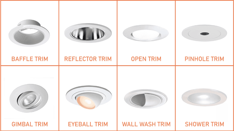 Recessed Lighting Trims Options