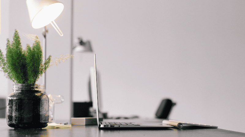 light in office