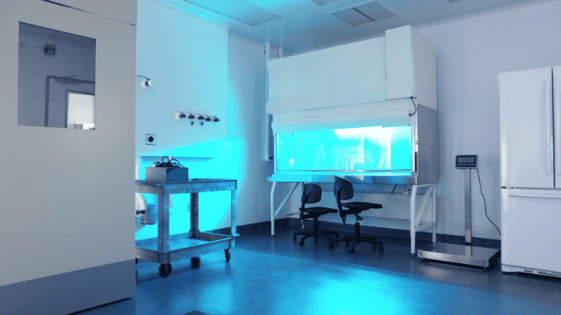 UV lighting in sterilization