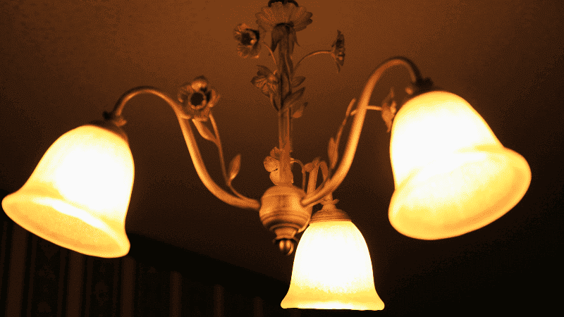 enclosed lights create inviting atmosphere