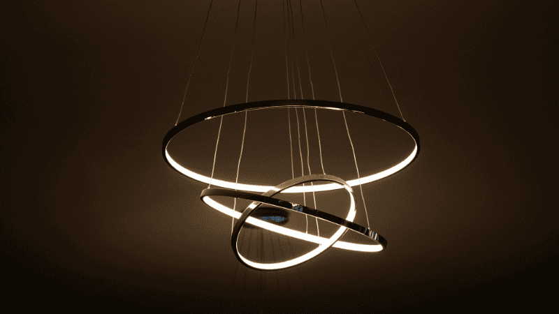 LED chandeliers