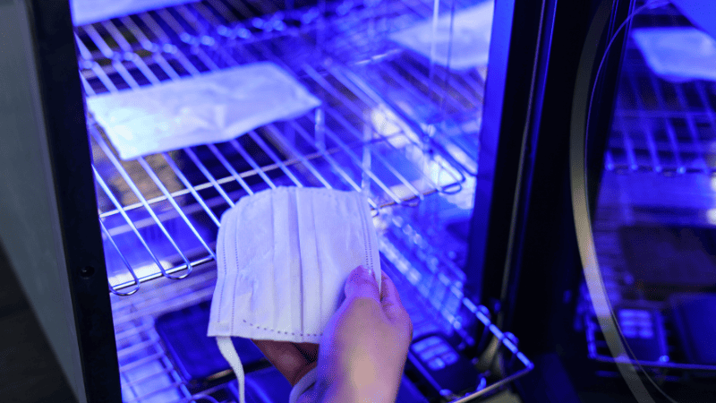 UV lighting in surface sterilization