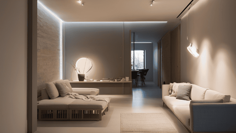 lights in the room provides the necessary brightness